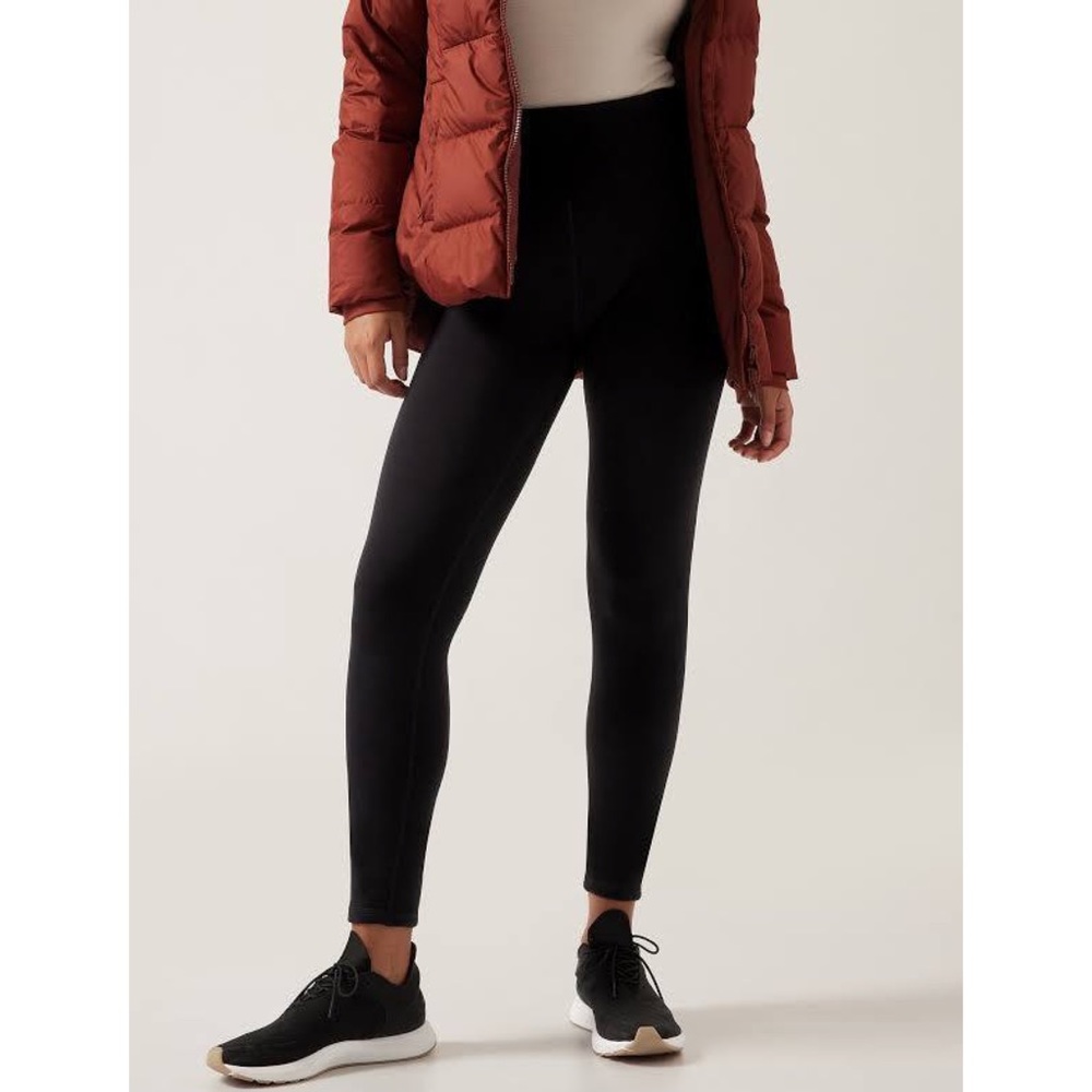 Athleta Altitude Tight in Polartec Power Stretch in Black XS